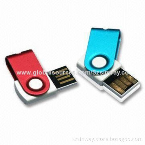 Mini Swivel USB Flash Drives with 4GB Capacity